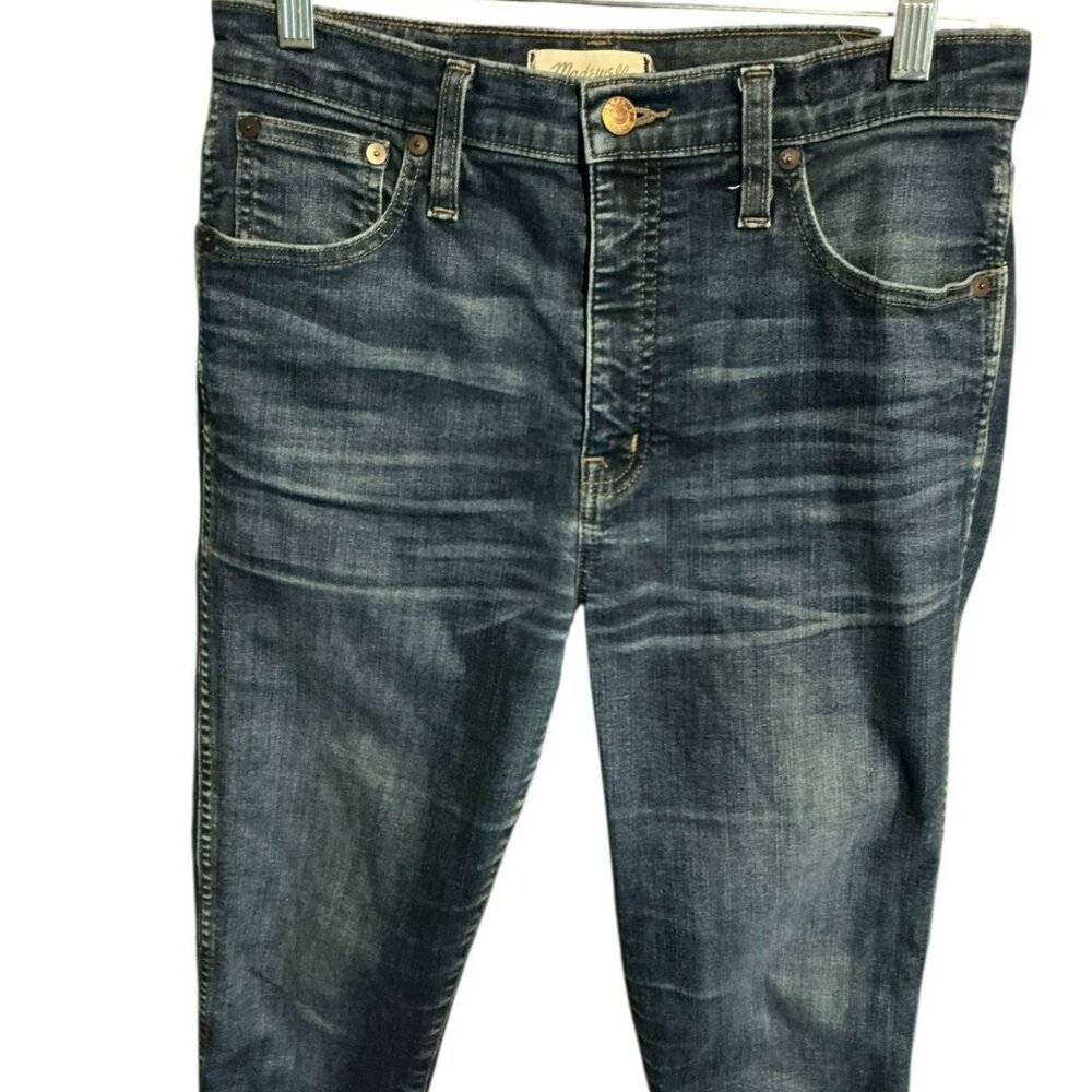 Madewell 10" High Riser Skinny Skinny Medium Wash Stretch Womens 28 Inseam 28